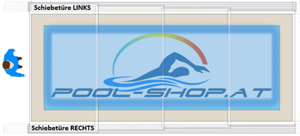 Poolüberdachung Arizona Exklusiv, hohe Ausführung